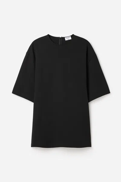 Filippa K Heavy Jersey Oversized Top In Black