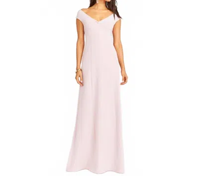 Show Me Your Mumu Zurich Front Gown In Vintage Rose In Pink