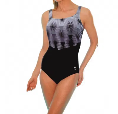 Tyr Durafast Elite One Piece In Stirling Grey In Multi