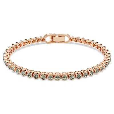 Swarovski Imber Emily Tennis Bracelet In Gold