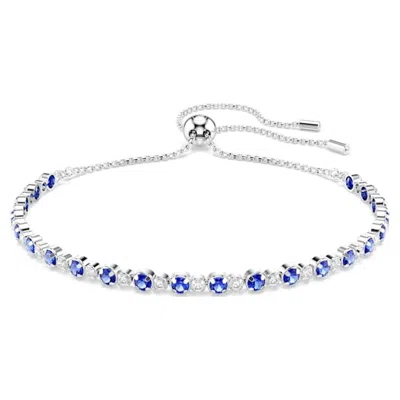 Swarovski Matrix Tennis Bracelet In Metallic