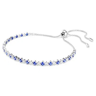 Swarovski Matrix Tennis Bracelet In Metallic
