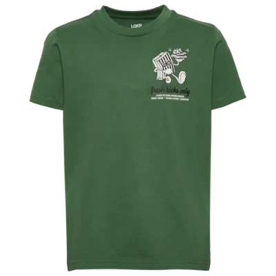 Lckr Boys   Iinbit Graphic T-shirt In Green