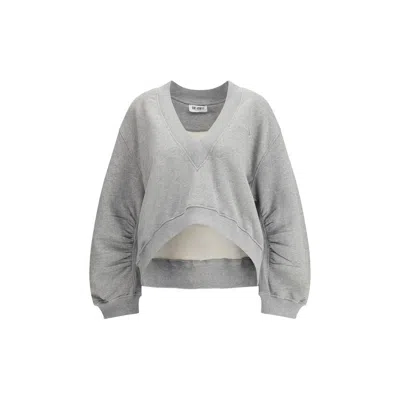 Attico Sweatshirt In Gray