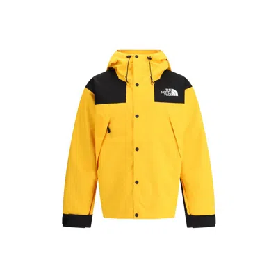 The North Face Dryvent Mono Nylon Windbreaker Jacket In Yellow