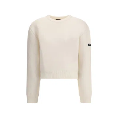 Balenciaga Wool Crew Neck Sweater In White