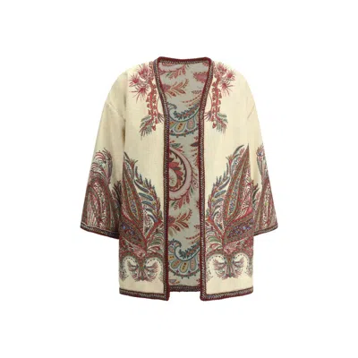 Etro Embroidered Paisley Trim Jacket