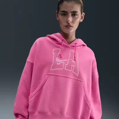Nike Women's  Sportswear Phoenix Fleece Over-oversized Hoodie In Pink