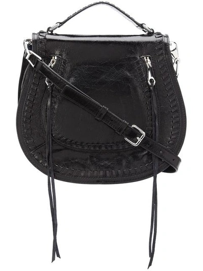 Rebecca Minkoff Small Vanity Saddle Bag In Black