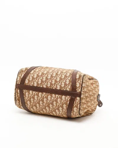 Dior Christian  Issimo Boston Bag In Brown