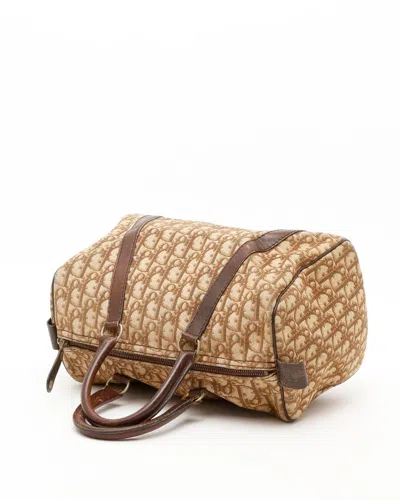 Dior Christian  Issimo Boston Bag In Brown