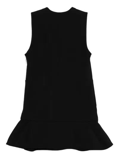 Msgm Vestido Midi - Negro In Black