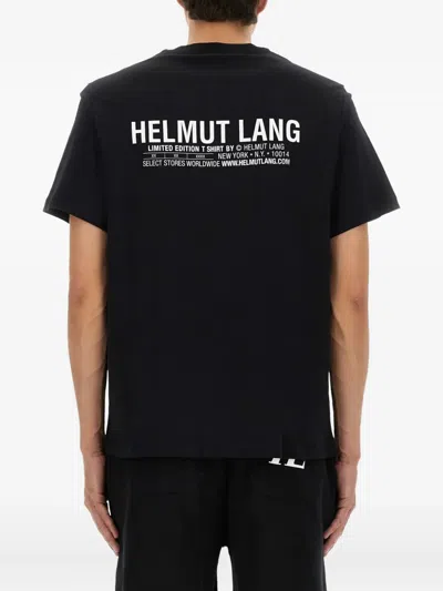 Helmut Lang "capsule" T-shirt In Black