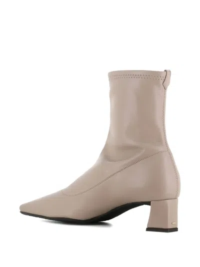 Giuseppe Zanotti Square-toe Block-heel Boots In Neutral
