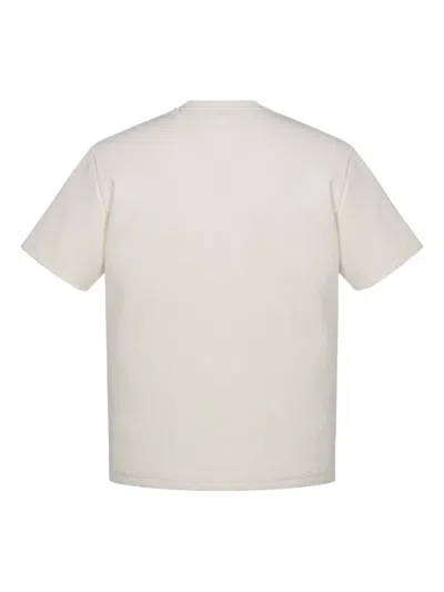 Mcm Logo-patch T-shirt In White