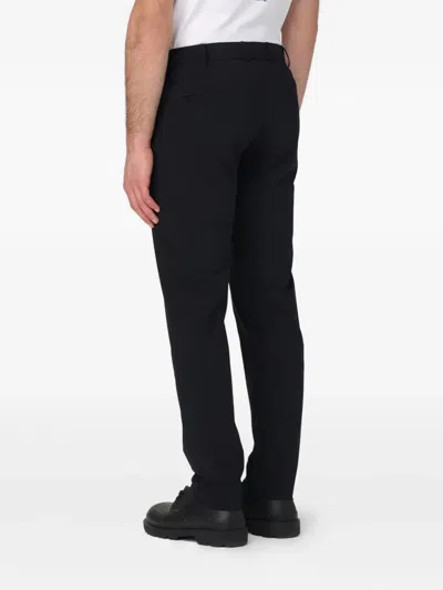 Pt Torino Tailored Trousers With Pockets And Loops In Black