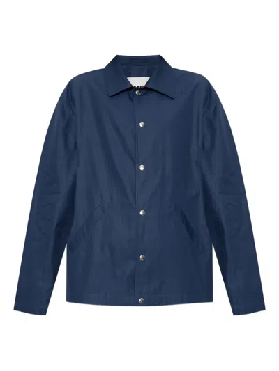 摁扣衬衫式夹克