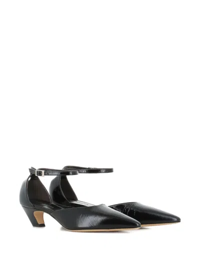 Le Monde Beryl Ankle-strap Pointed-toe Pumps In Black