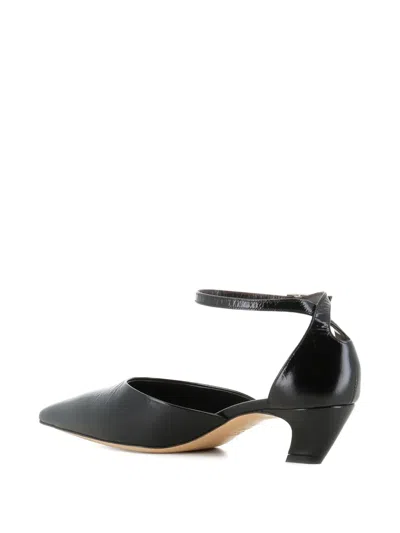 Le Monde Beryl Ankle-strap Pointed-toe Pumps In Black