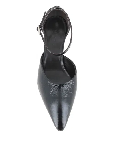 Le Monde Beryl Ankle-strap Pointed-toe Pumps In Black