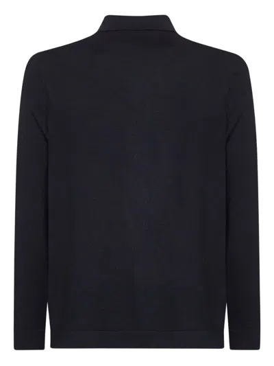 D4.0 Buttoned Cardigan In Blue