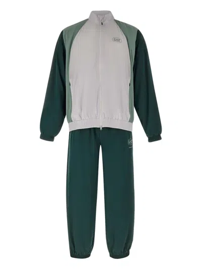 Ea7 Colour-block Tracksuit In Multi