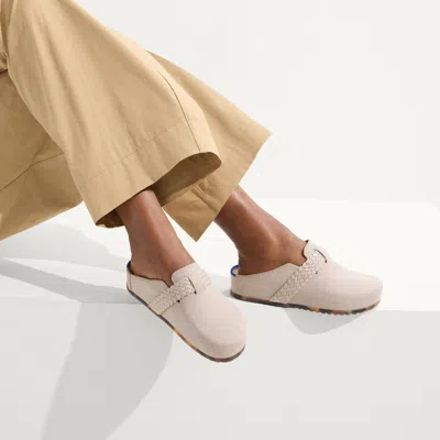 Rothys The Braid Clog In Brown/neutral In Gray