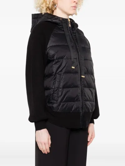 Twinset Twin-set Quilted Polyamide Jacket In Black