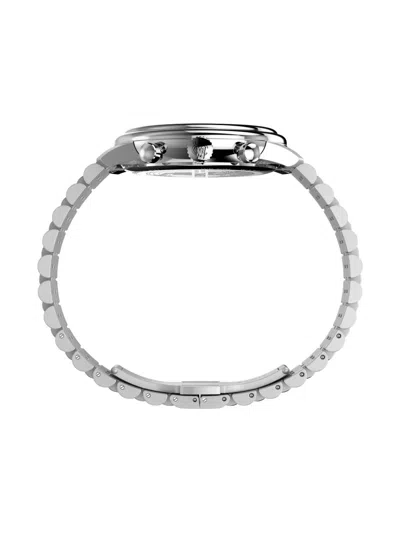 Timex Mens Green Tw2y23600 Waterbury Metropolitan Chronograph Stainless-steel Bracelet Watch In Green