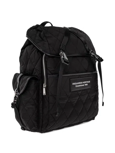 Dsquared2 Heritage Backpack In Black