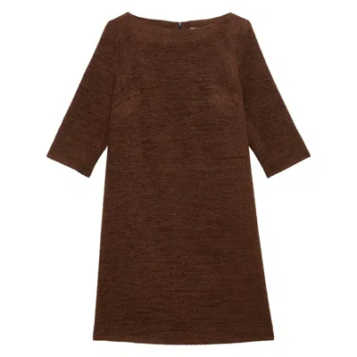 Ines De La Fressange Megan Dress In Brown