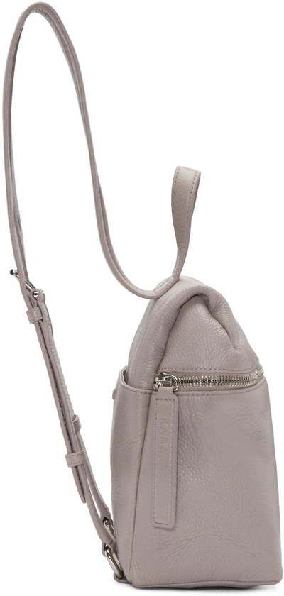 Shop Kara Pink Leather Small Backpack