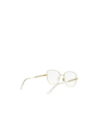 Dior Logo Plain Glasses In Gold