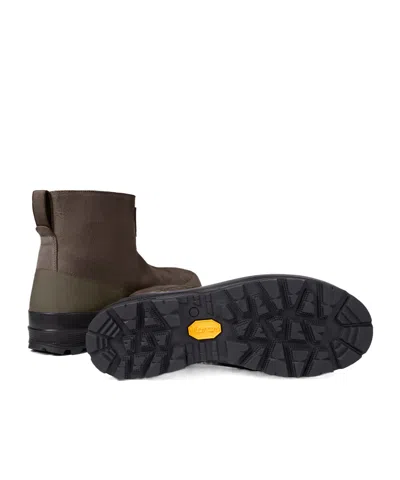 Stone Island Ankle Boot With Vibram Sole For Shock Absorption In Multi