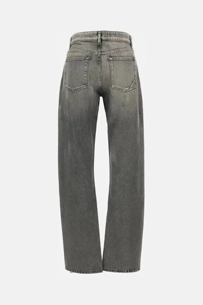 3x1 Five-pocket Cotton Jeans In Gray