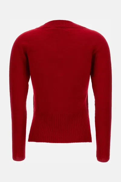 Simone Rocha Maglia In Cashmere In Red
