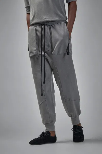 Thom Krom Cotton Cargo Trousers In Gray