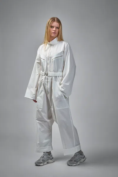 Sofie D'hoore Plateau Loose Fit Jumpsuit With Belt In White