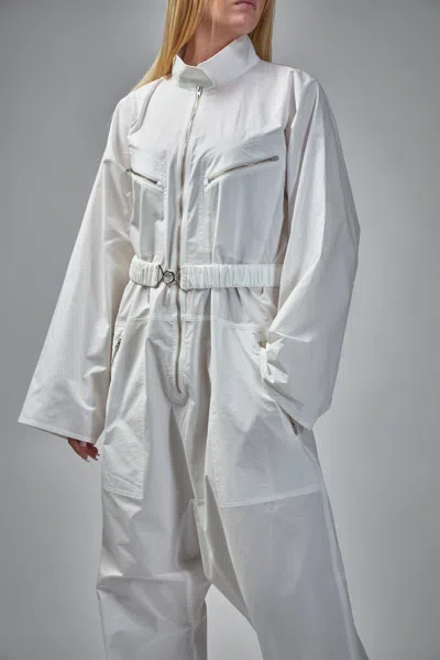 Sofie D'hoore Plateau Loose Fit Jumpsuit With Belt In White