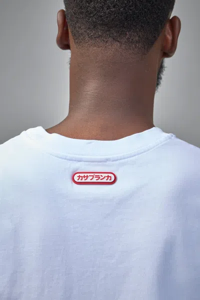 Casablanca Montagne Sportif Oversized T-shirt In White