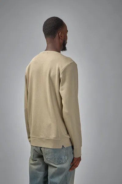 Denham Scissor Crew Neck In Brown