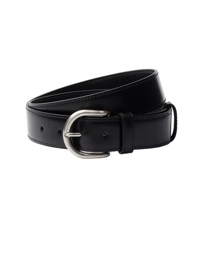 Prada Leather Belt In Black