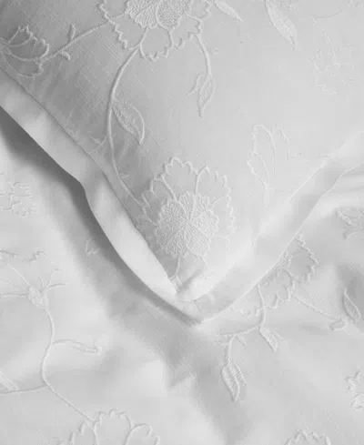 Macy's Colette Embroidery 3-pc. Duvet Set, Full/queen, Exclusively At  In White
