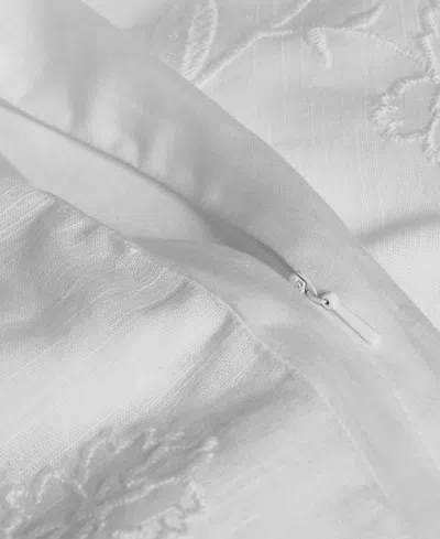 Macy's Colette Embroidery 3-pc. Duvet Set, Full/queen, Exclusively At  In White