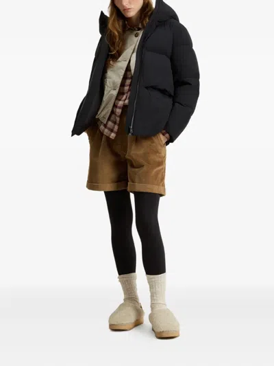 Woolrich Madison Short Down Jacket In Black
