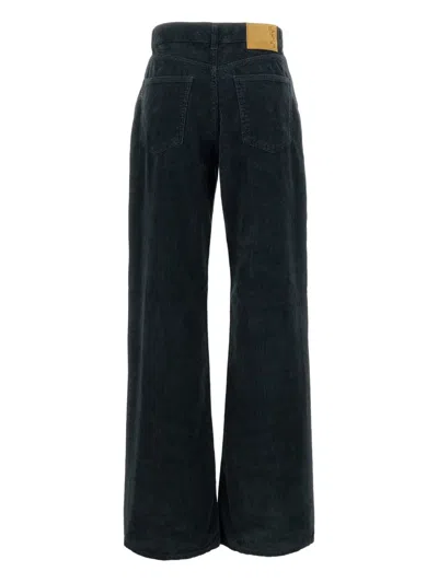 Haikure Wide-leg Trousers With Back Pockets In Black