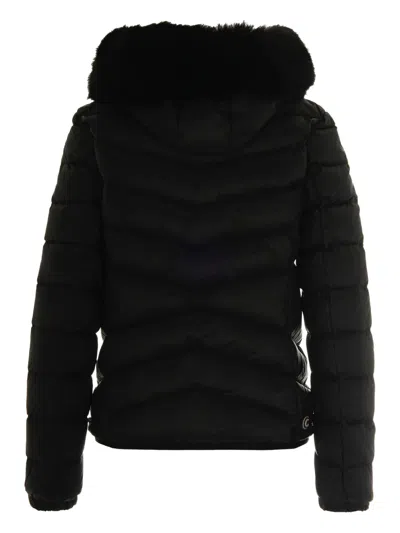 Colmar Black Hooded Down Jacket In Black