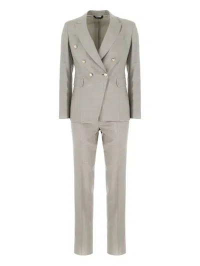 Colamarino Double-breasted Suit In Gray