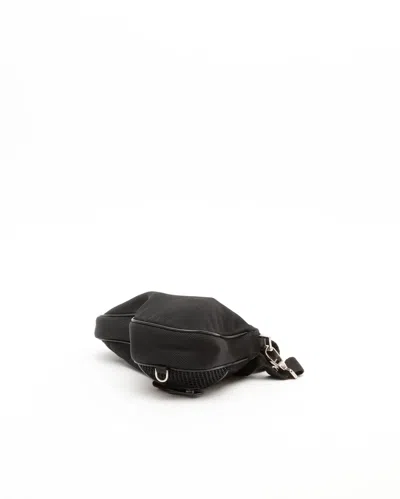 Dior Christian  Saddle Crossbody Bag In Black