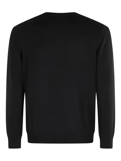 Fay Suéter Cuello Redondo - Azul Oscuro In Black